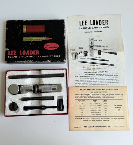 Lee loader complete - complete, reloading