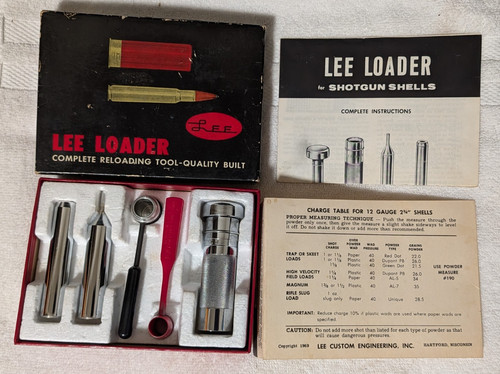 New lee loader reloading - loader, kit